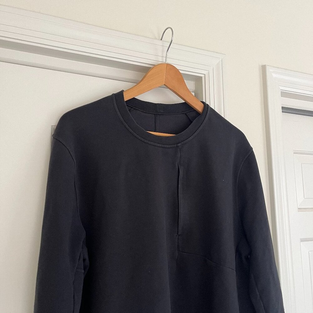 lululemon Men's Black Athletic Sweatshirt Thermal Soft L